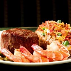 Filet Mignon with Shrimp